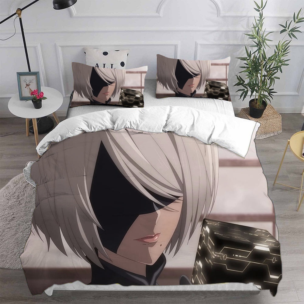 NieR Automata Bedding Sets Gift For Fathers Day, Halloween, Christmas