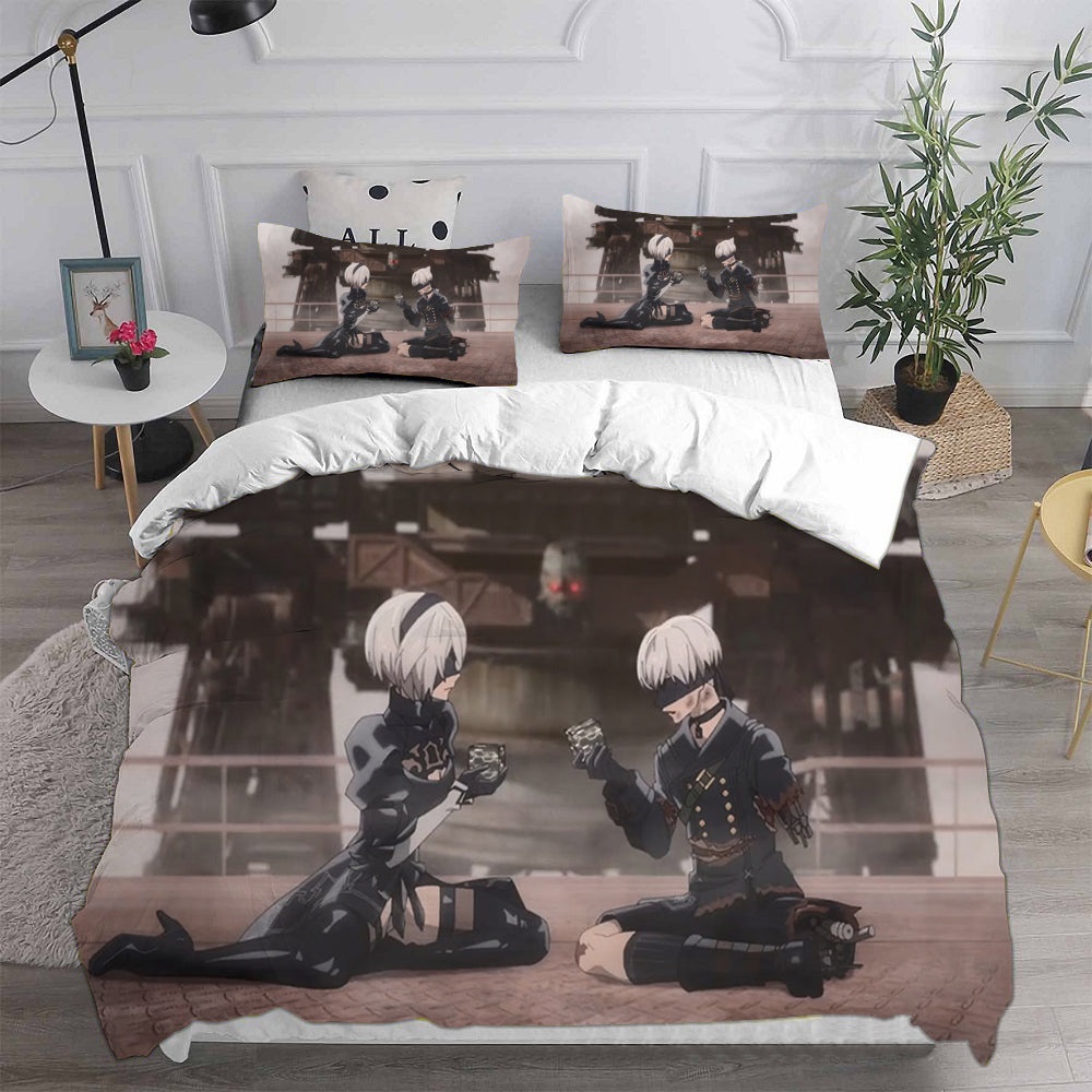 NieR Automata Bedding Sets Gift For Christmas, Halloween, Black Friday