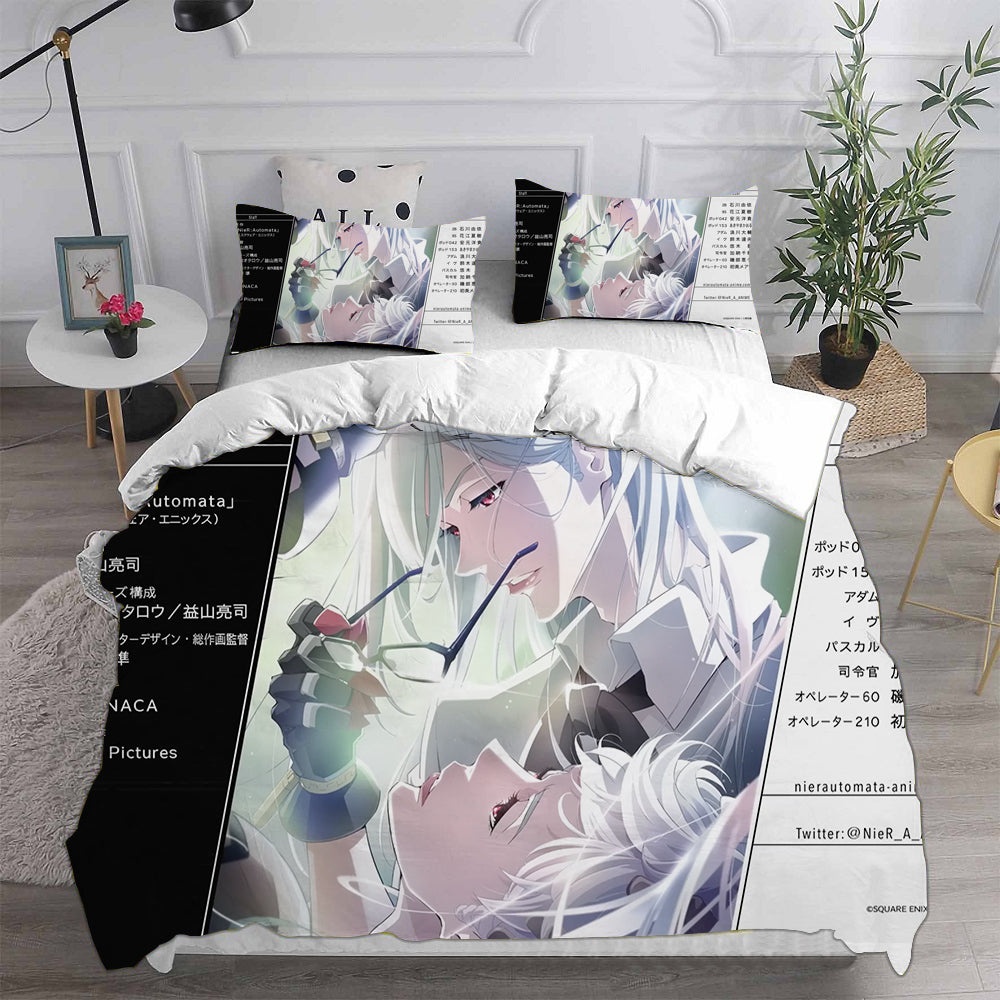 NieR Automata Bedding Sets Gift For Christmas, Thanksgiving, Halloween