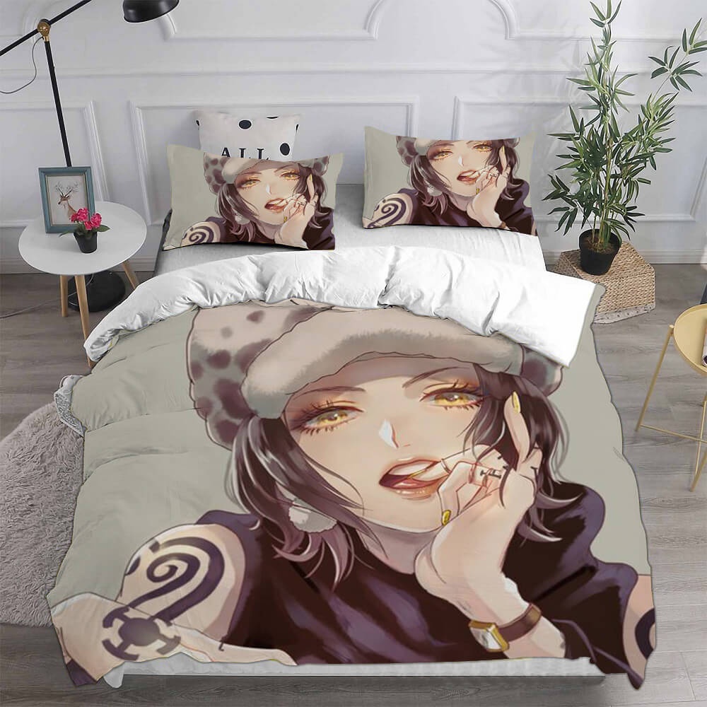 ONE PIECE Bedding Sets Gift For Wife, Husband, Besties