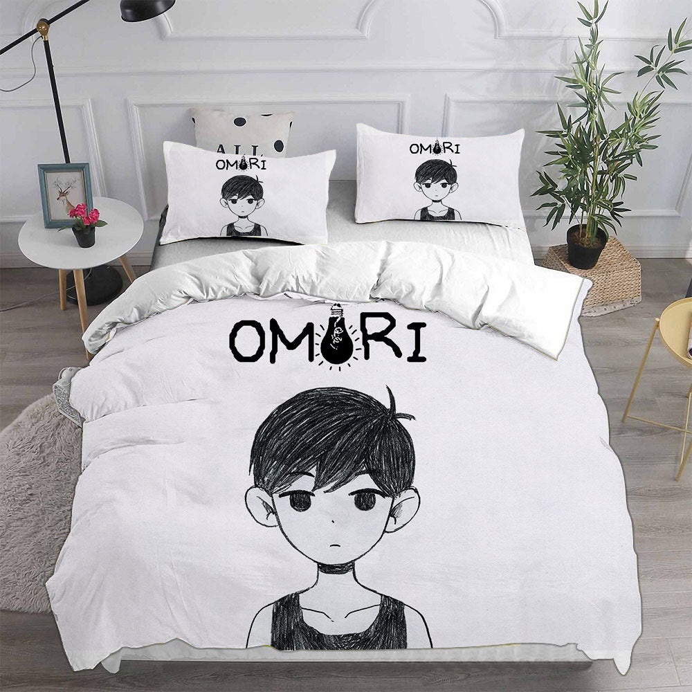 Omori Bedding Sets Gifts For Family Members On Christmas, Black Friday