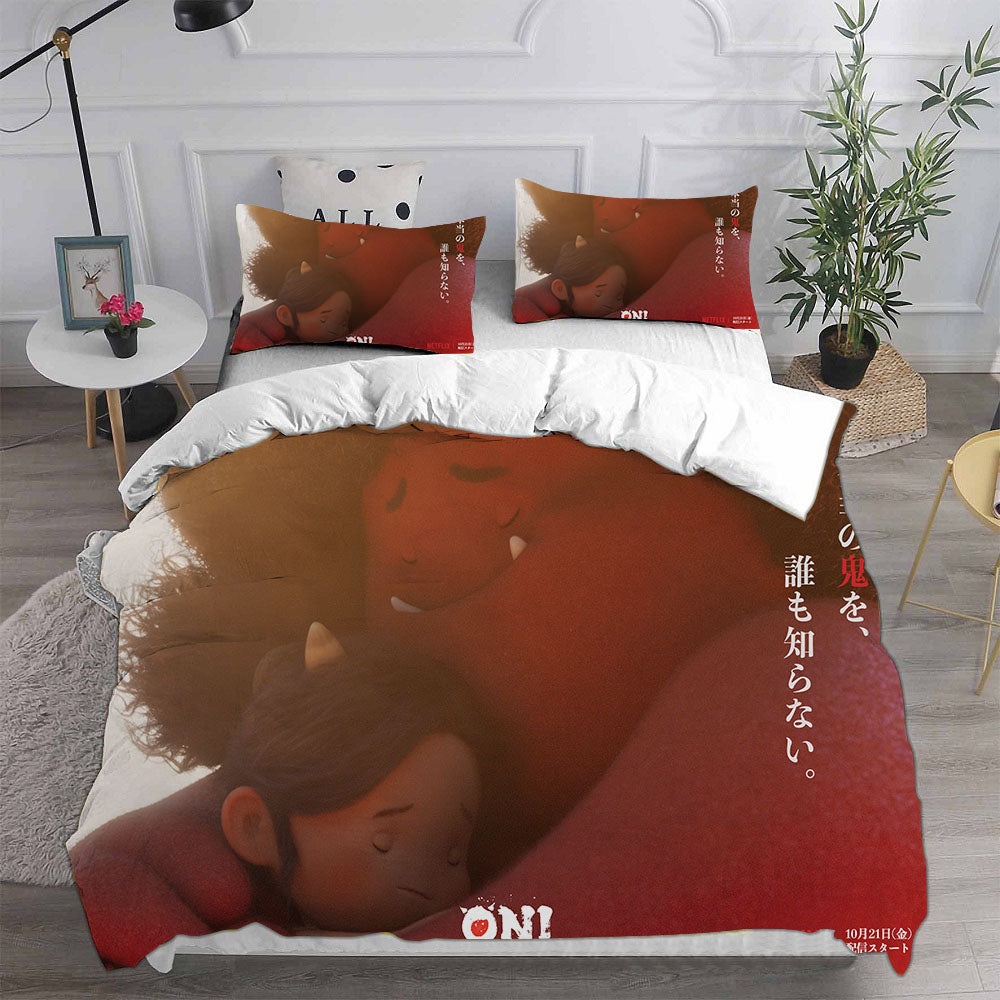 Oni: Thunder Gods Tale Bedding Sets Duvet Cover, Flatsheet, Pillowcases For Every Bedroom