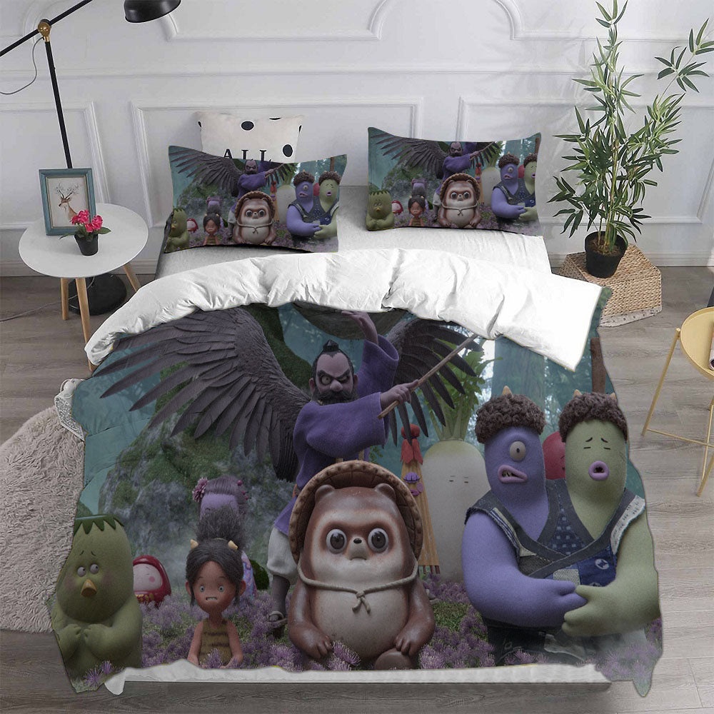Oni: Thunder Gods Tale Bedding Sets Gift For Christmas, Birthday, Thanksgiving