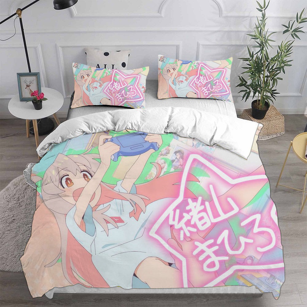 Onimai: Im Now Your Sister! Bedding Sets Duvet Cover, Flatsheet, Pillowcases Perfect Gift For Fans