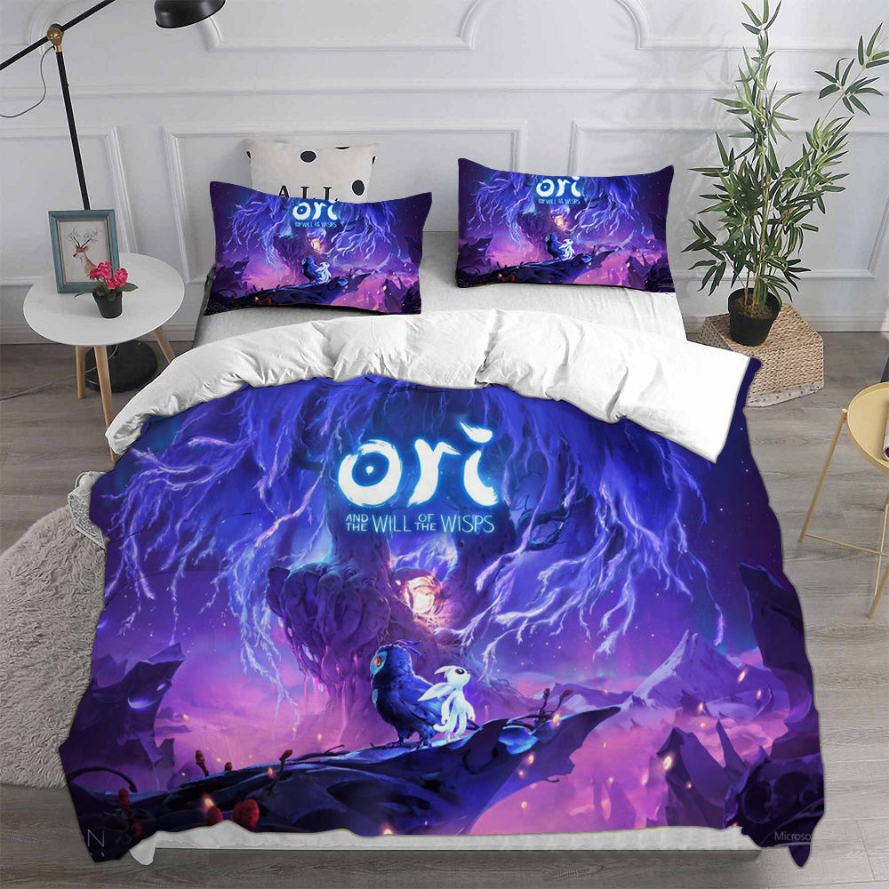 Ori and the Blind Forest Bedding Sets Gift For Christmas, Birthday, Thanksgiving