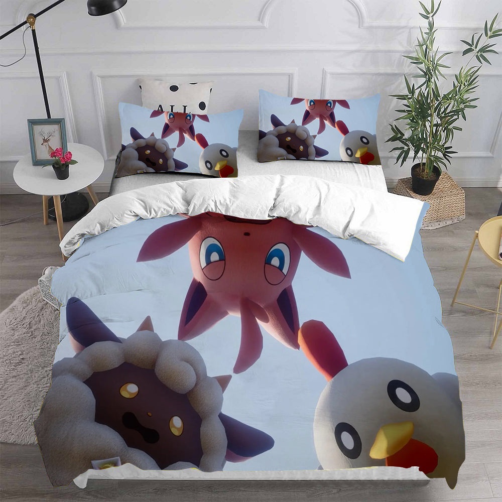 Palworld Bedding Sets Gift For Fathers Day, Halloween, Christmas