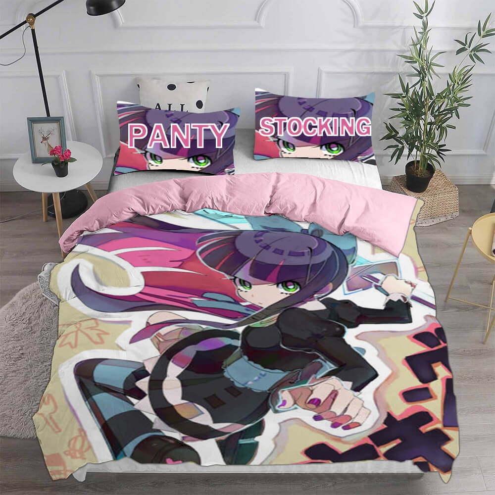 Panty Stocking with Garterbelt Bedding Sets Gift For Christmas, Thanksgiving, Halloween