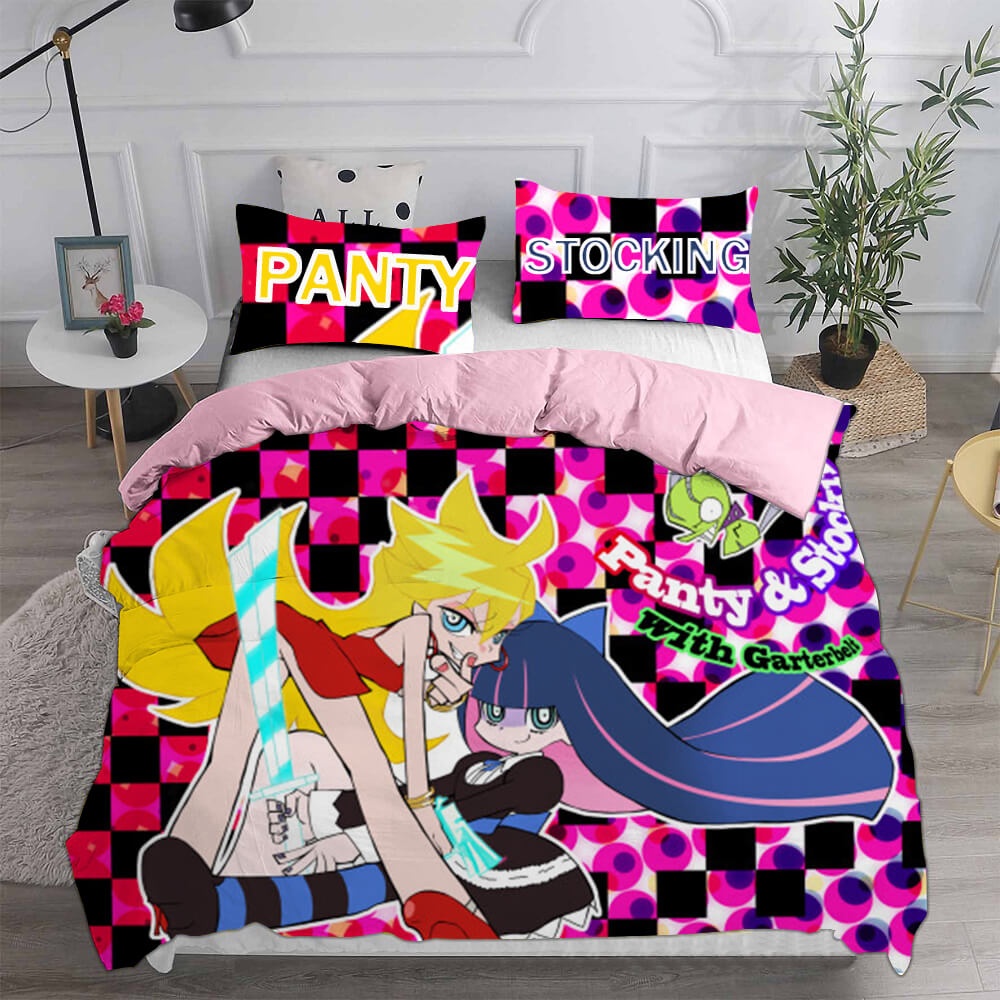 Panty Stocking with Garterbelt Bedding Sets Gift For Christmas, Birthday, Thanksgiving