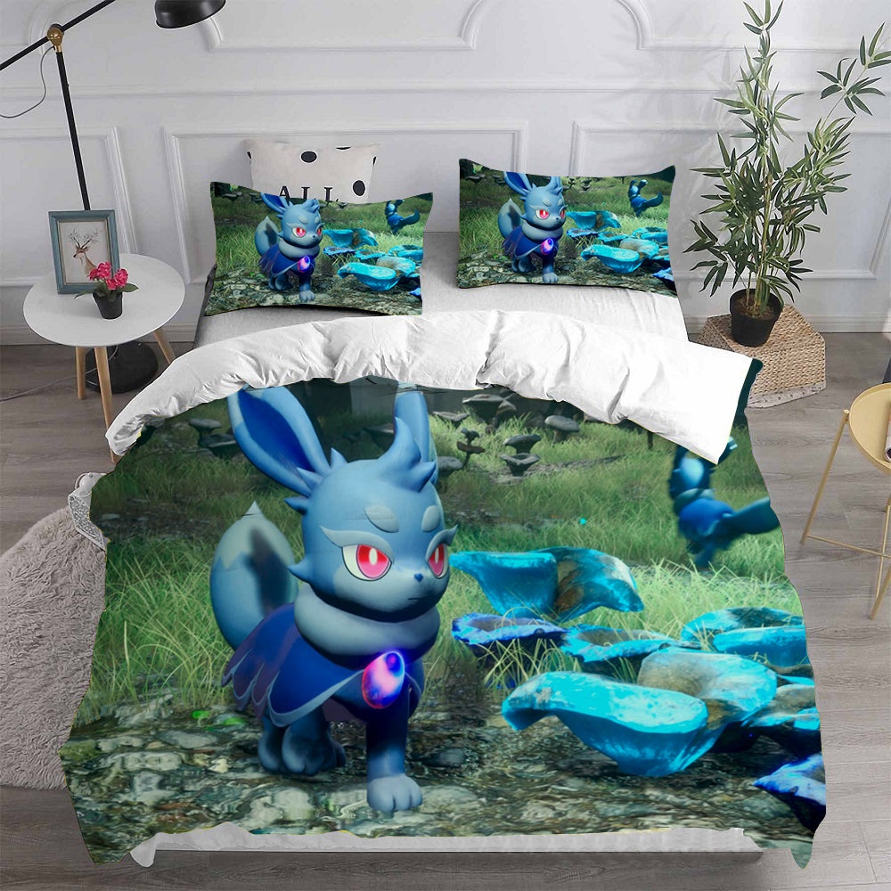 Palworld Bedding Sets Gifts For Family Members On Christmas, Black Friday