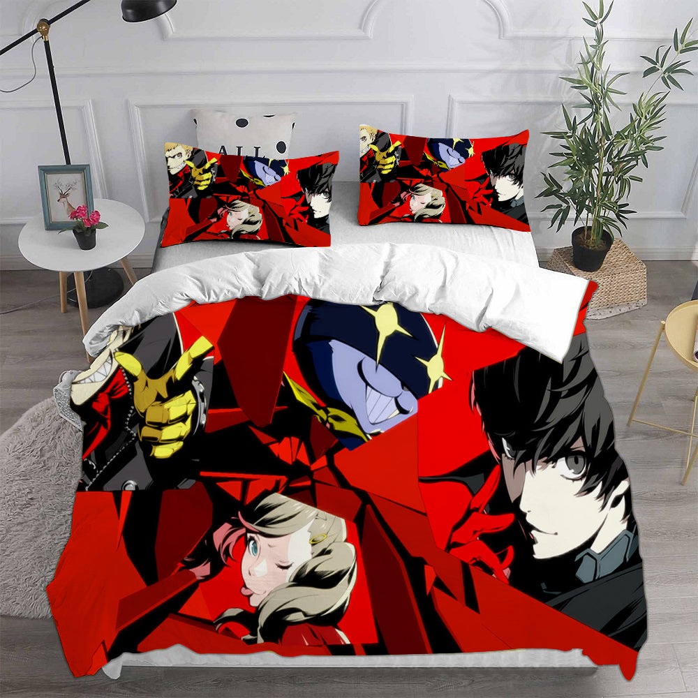 Persona 5 Bedding Sets Gift For Christmas, Birthday, Thanksgiving