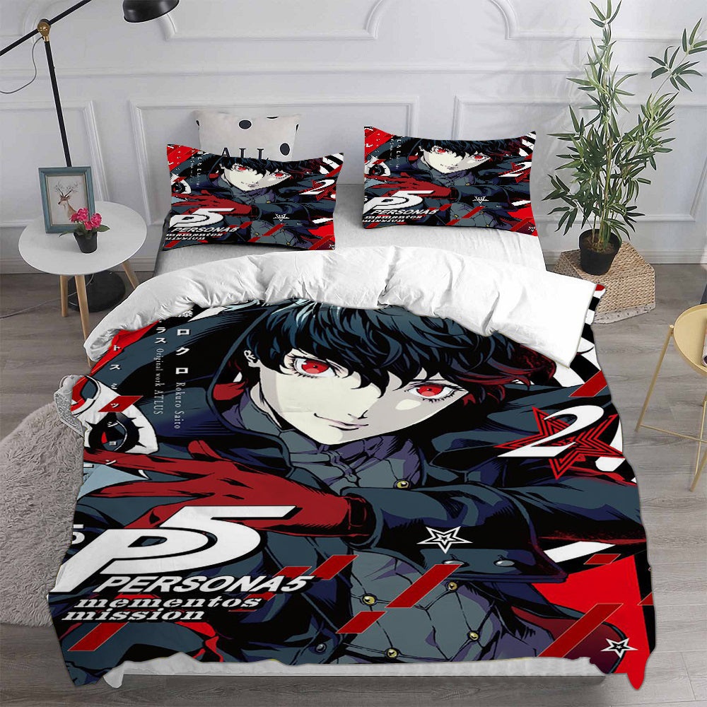 Persona 5 Bedding Sets Gift For Wife, Husband, Besties