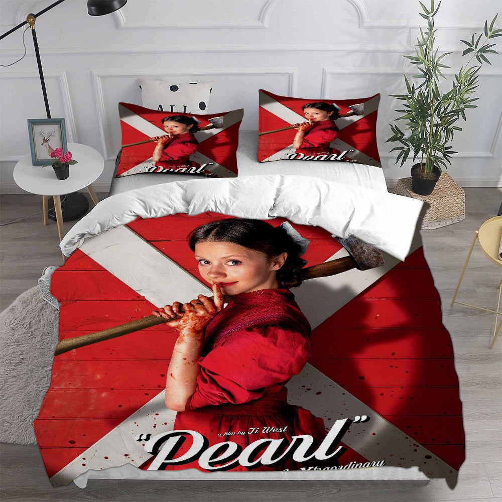 Pearl Bedding Sets Duvet Cover, Flatsheet, Pillowcases Perfect Gift For Fans
