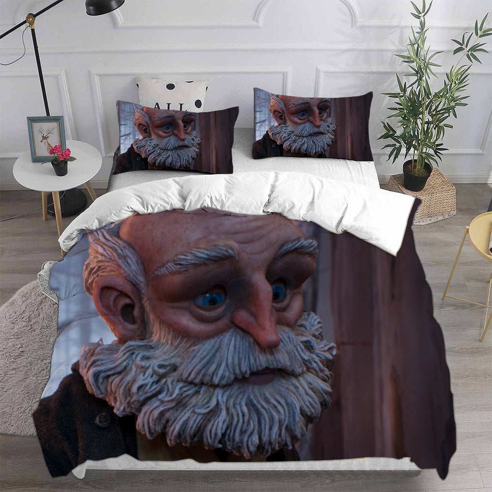 Pinocchio Bedding Sets Gift For Birthday, Halloween, Christmas, Thanksgiving