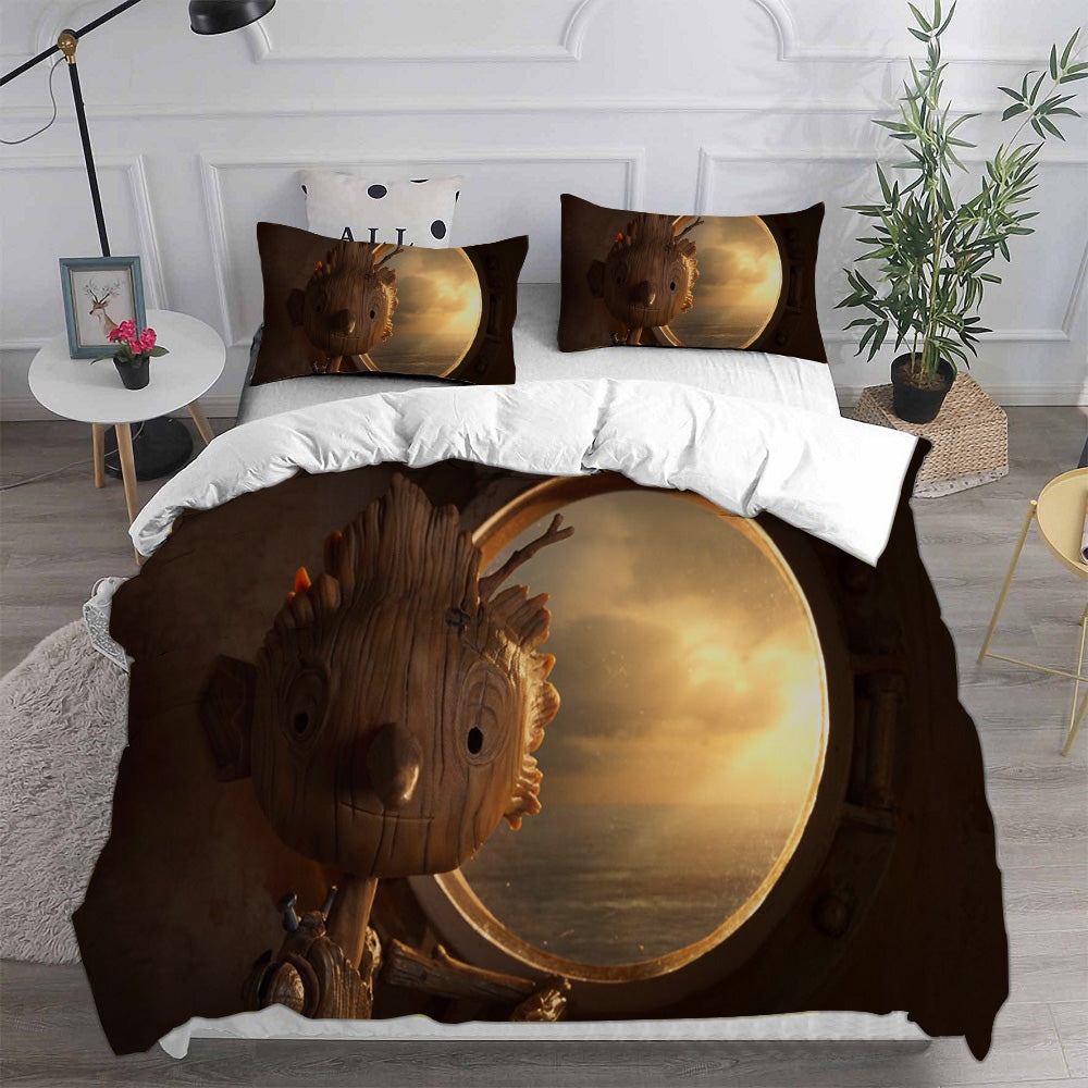 Pinocchio Bedding Sets Gifts For Family Members On Christmas, Black Friday