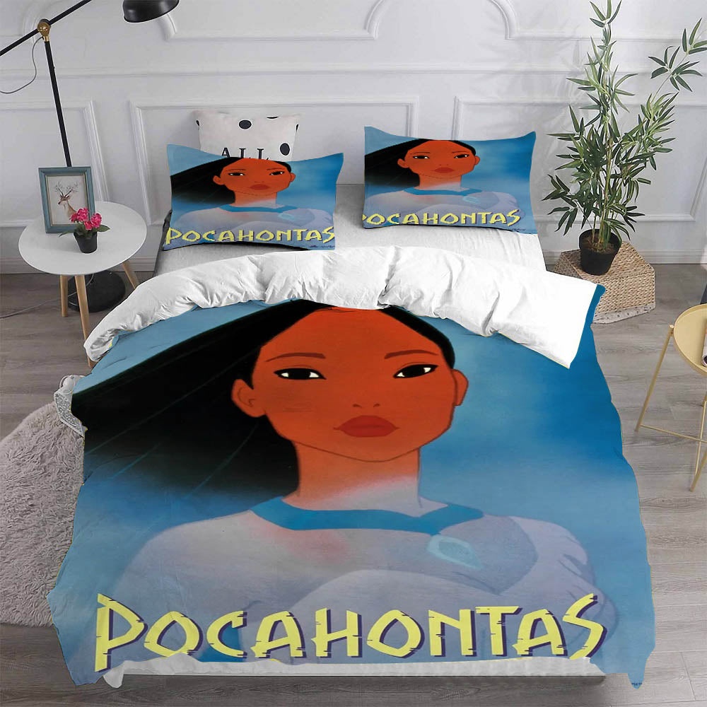 Pocahontas Bedding Sets Gift For Christmas, Birthday, Thanksgiving