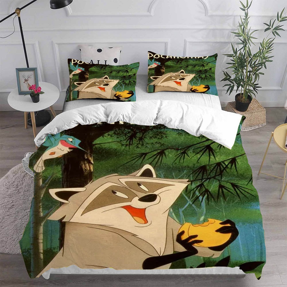 Pocahontas Bedding Sets Gift For Birthday, Halloween, Christmas, Thanksgiving