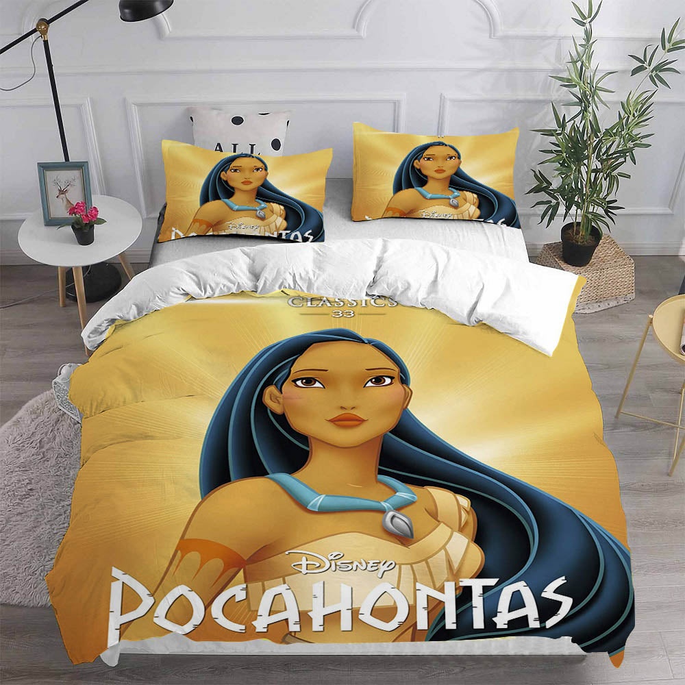 Pocahontas Decorative Bedding Sets For Fan, Halloween, Christmas, Thanksgiving