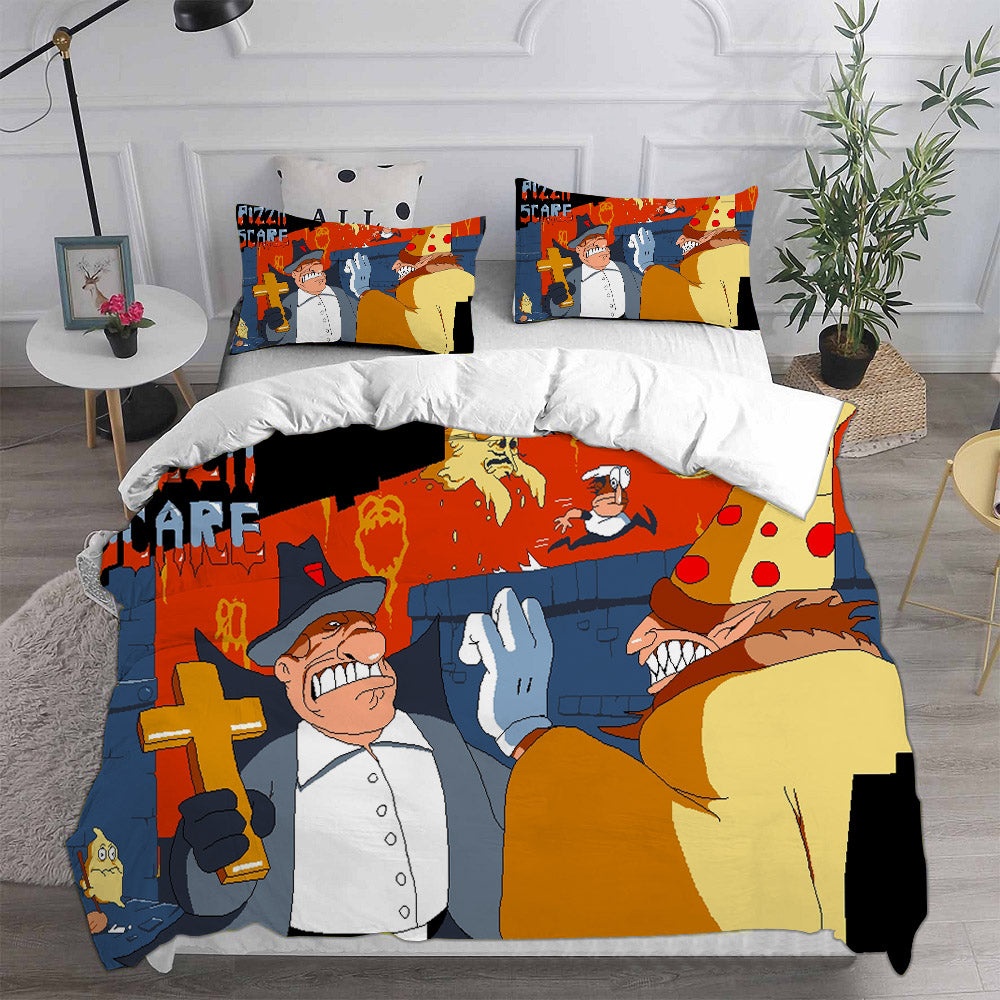Pizza Tower Bedding Sets Gifts For Family Members On Christmas, Black Friday