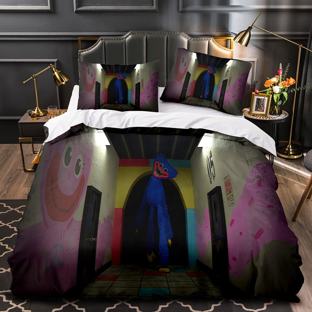 Poppy Playtime Decorative Bedding Sets For Fan, Halloween, Christmas, Thanksgiving