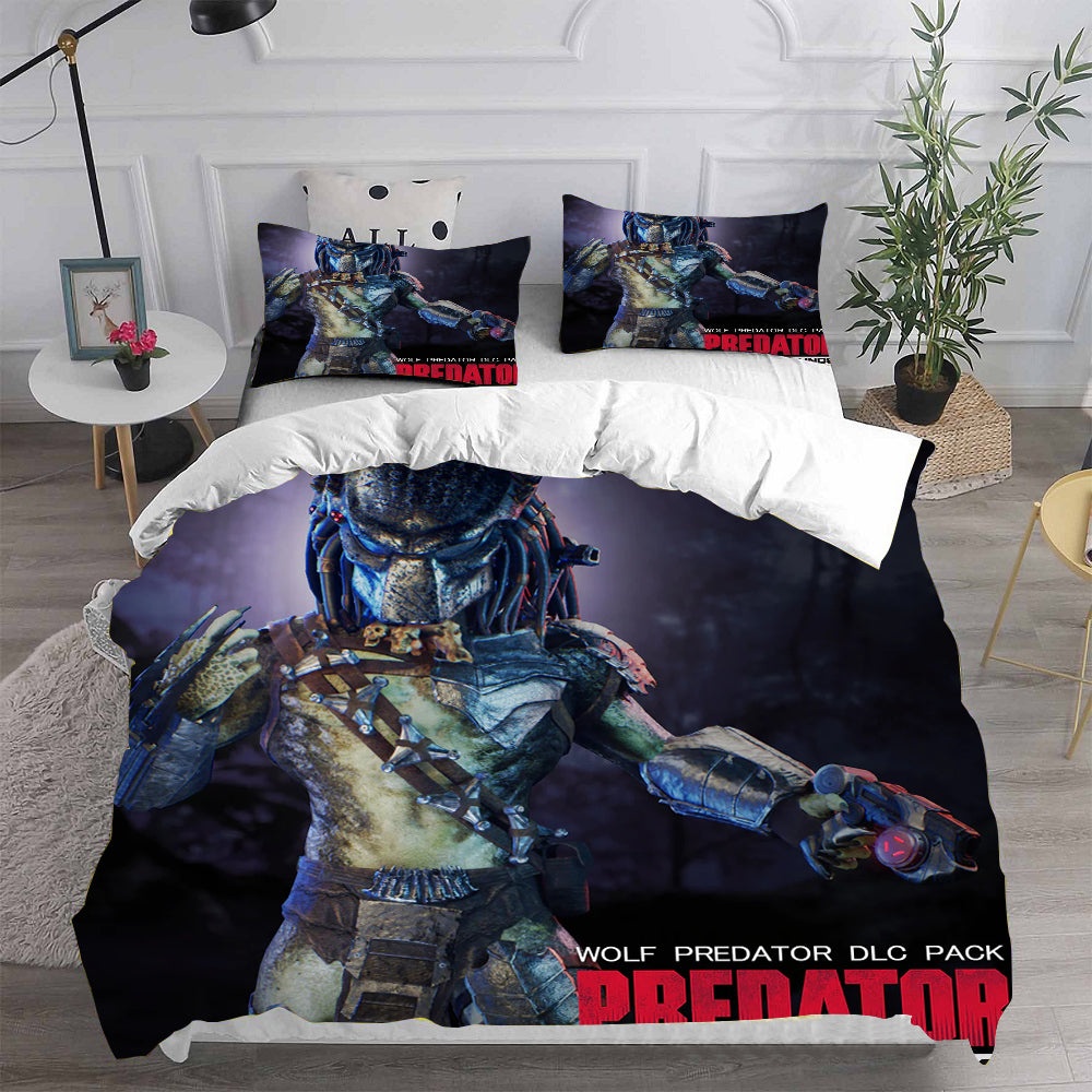 Predator Bedding Sets Gift For Fathers Day, Halloween, Christmas