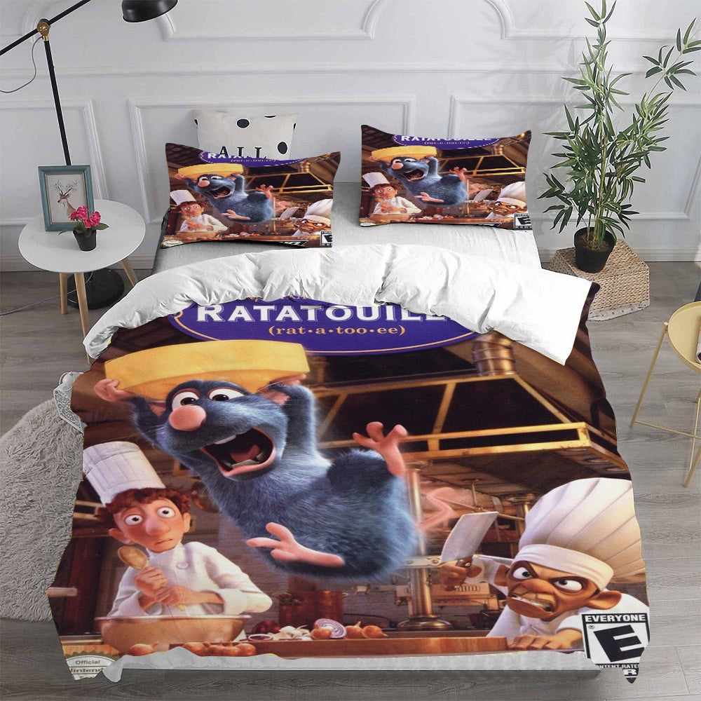 Ratatouille Bedding Sets Gifts For Family Members On Christmas, Black Friday