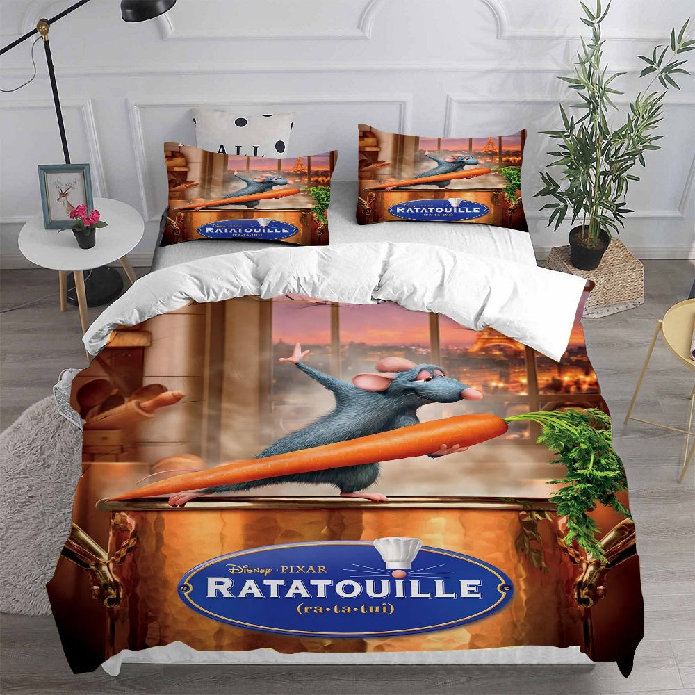 Ratatouille Bedding Sets Gift For Fathers Day, Halloween, Christmas
