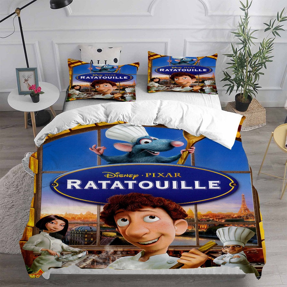 Ratatouille Bedding Sets Gift For Christmas, Halloween, Black Friday