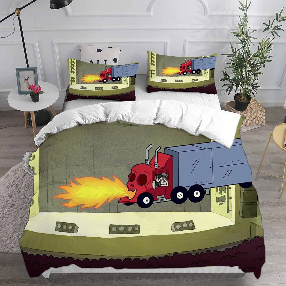 Regular Show Helltaker Bedding Sets Duvet Cover, Flatsheet, Pillowcases For Every Bedroom
