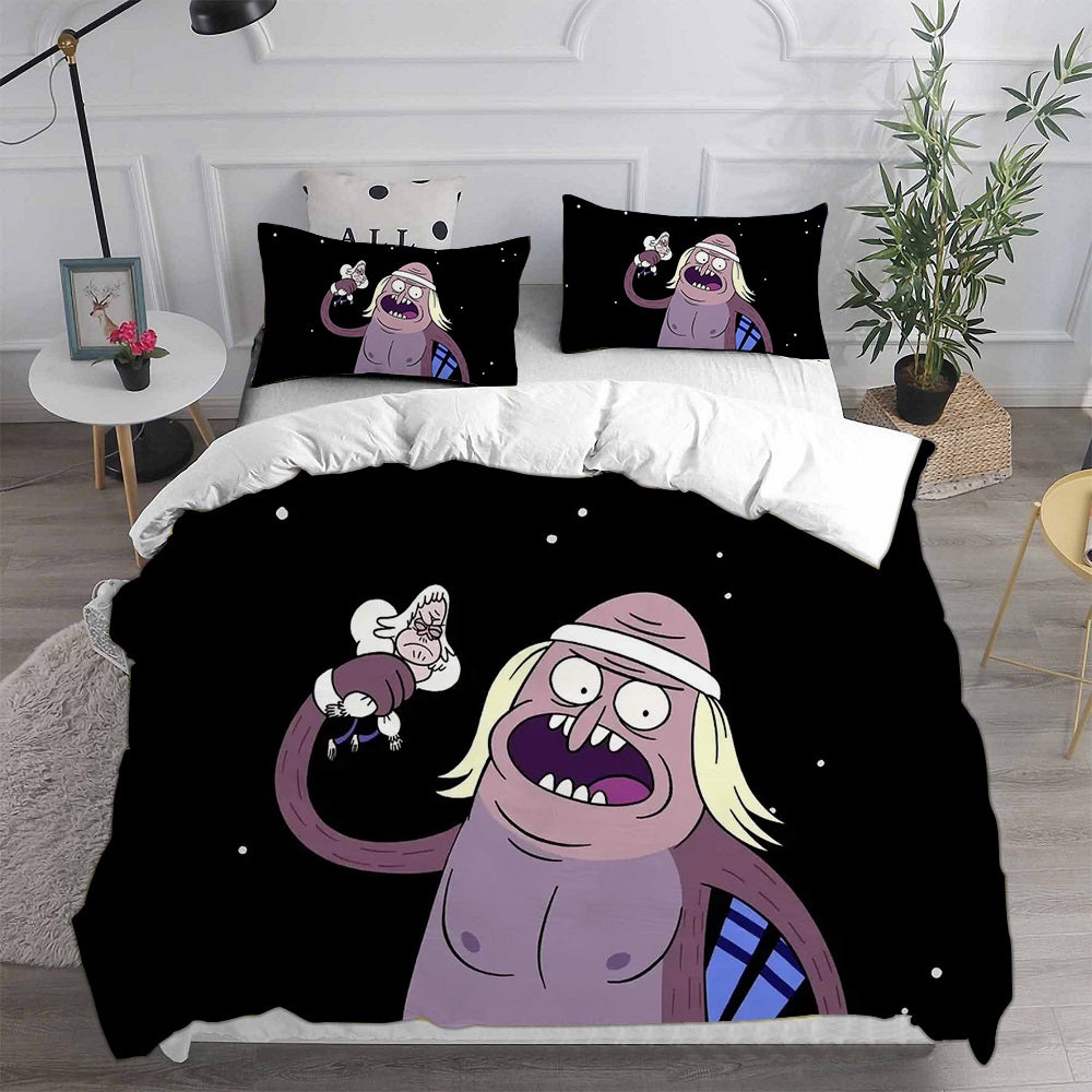 Regular Show Helltaker Bedding Sets Duvet Cover, Flatsheet, Pillowcase For Your Lover