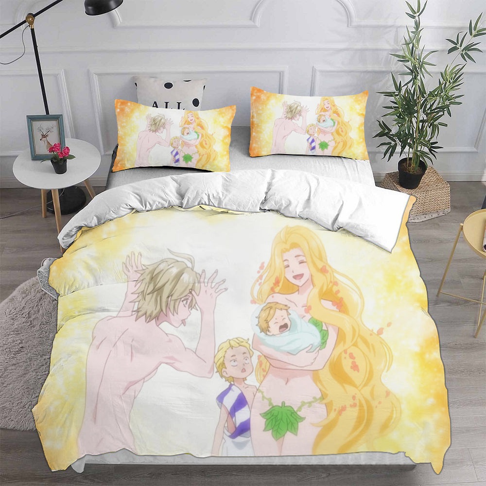 Record of Ragnarok Bedding Sets Gift For Wife, Husband, Besties