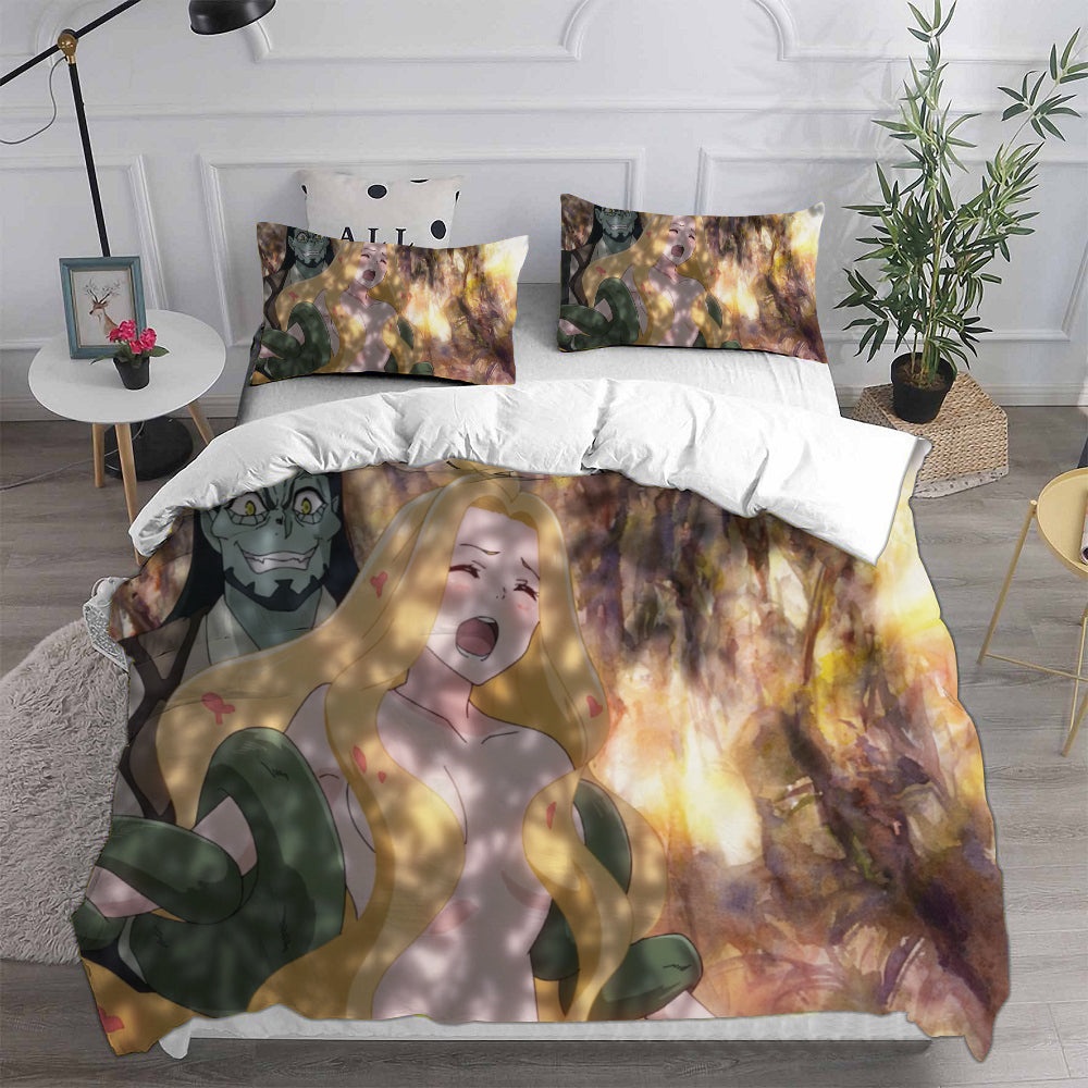 Record of Ragnarok Bedding Sets Gift For Halloween, Thanksgiving, Christmas