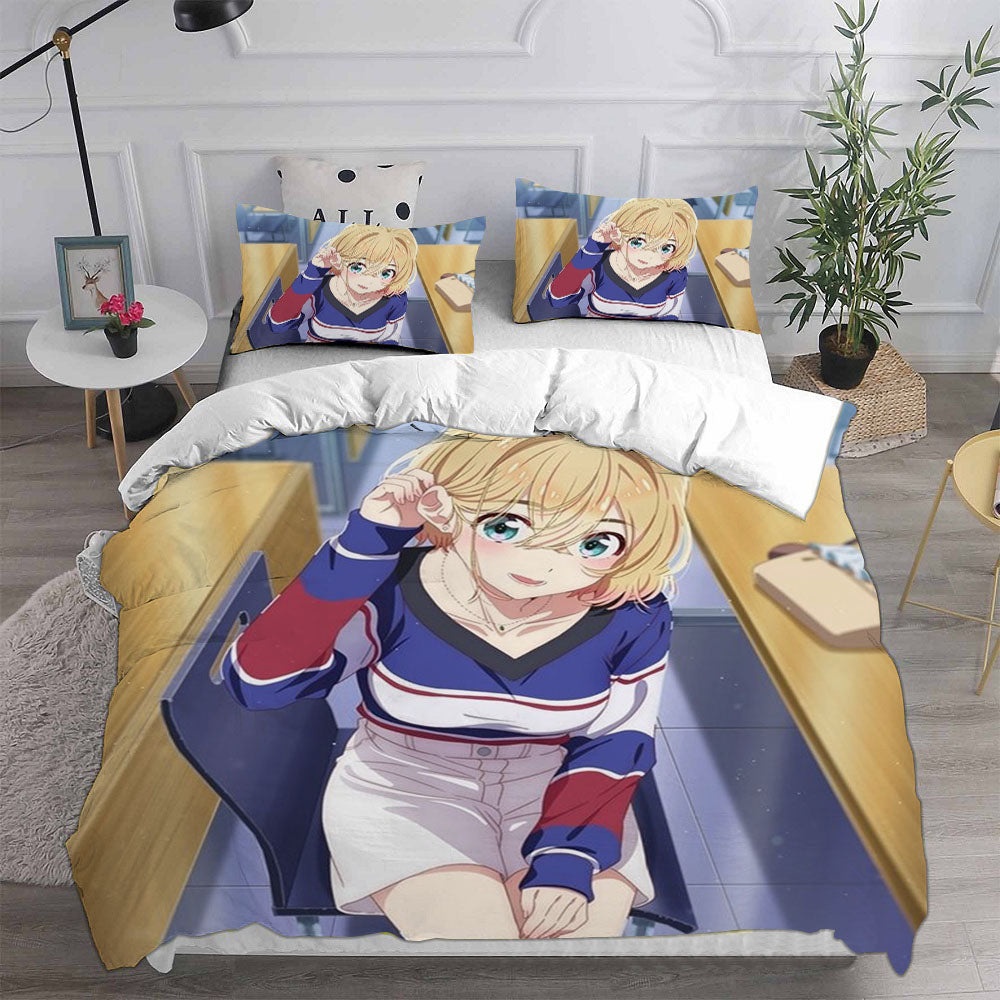 Rent A Girlfriend Season 2 Bedding Sets Gift For Christmas, Thanksgiving, Halloween