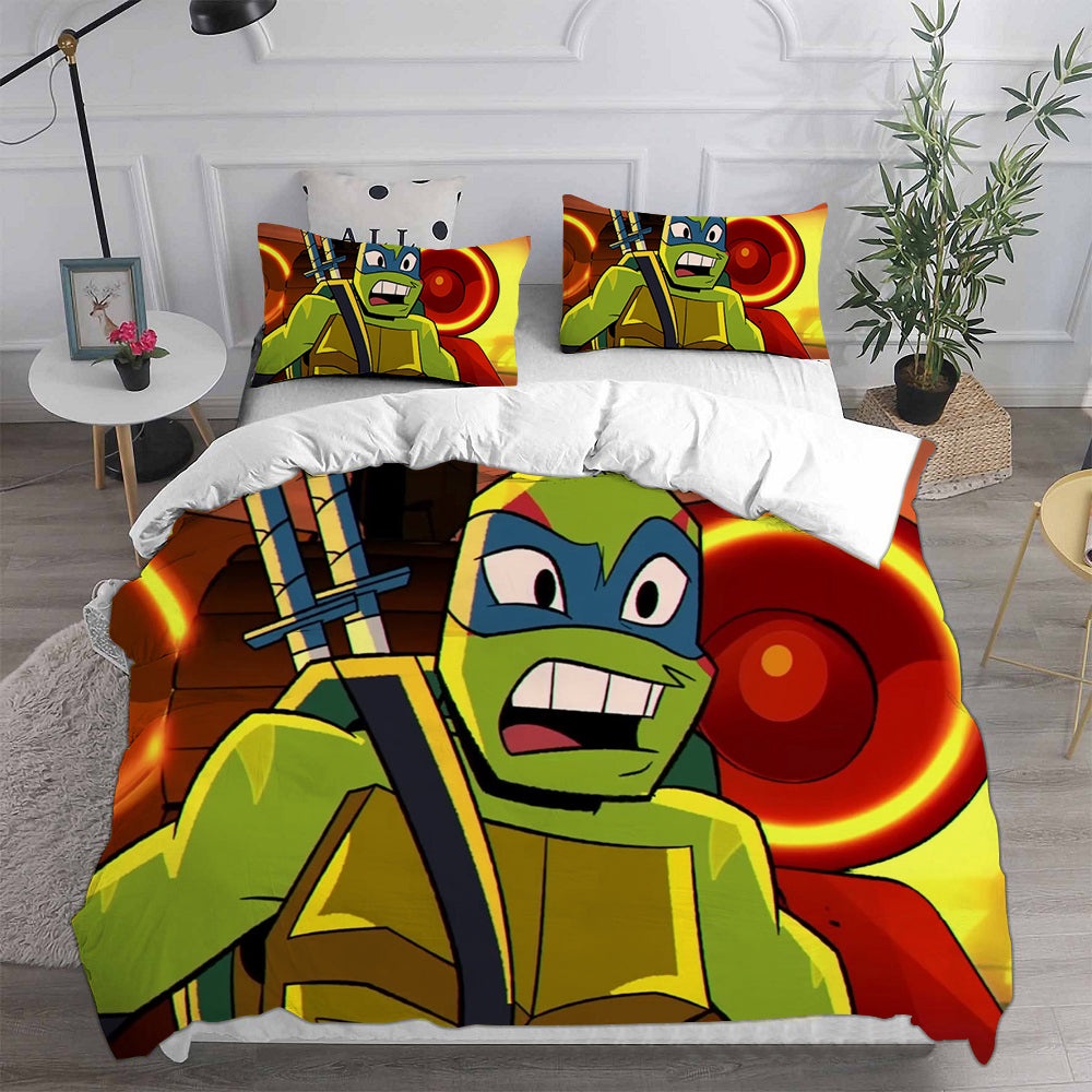 Rise of the Teenage Mutant Ninja Turtles Bedding Sets Gifts For Family Members On Christmas, Black Friday