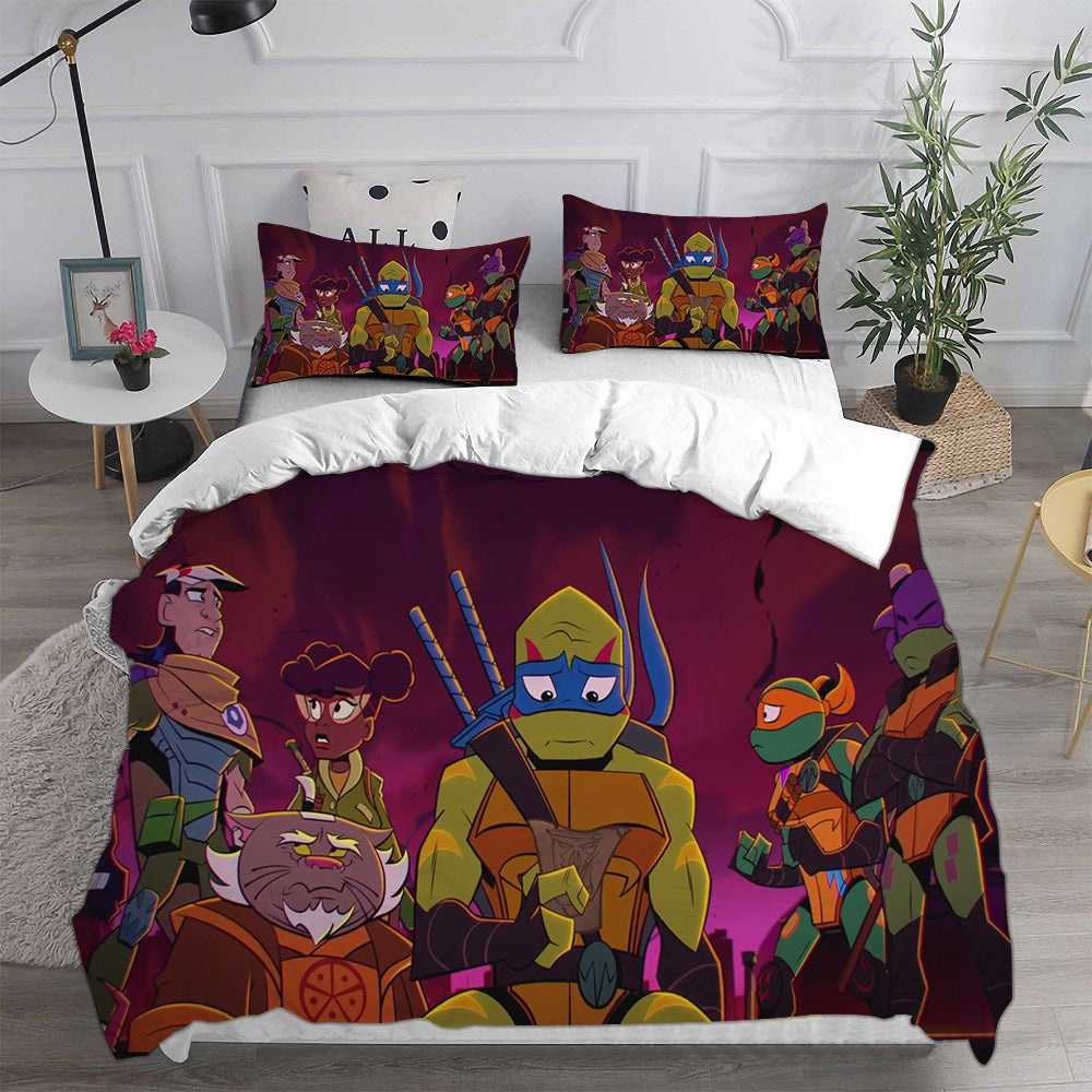 Rise of the Teenage Mutant Ninja Turtles Bedding Sets Gift For Wife, Husband, Besties