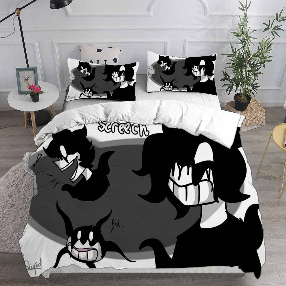 Roblox Doors Decorative Bedding Sets For Fan, Halloween, Christmas, Thanksgiving