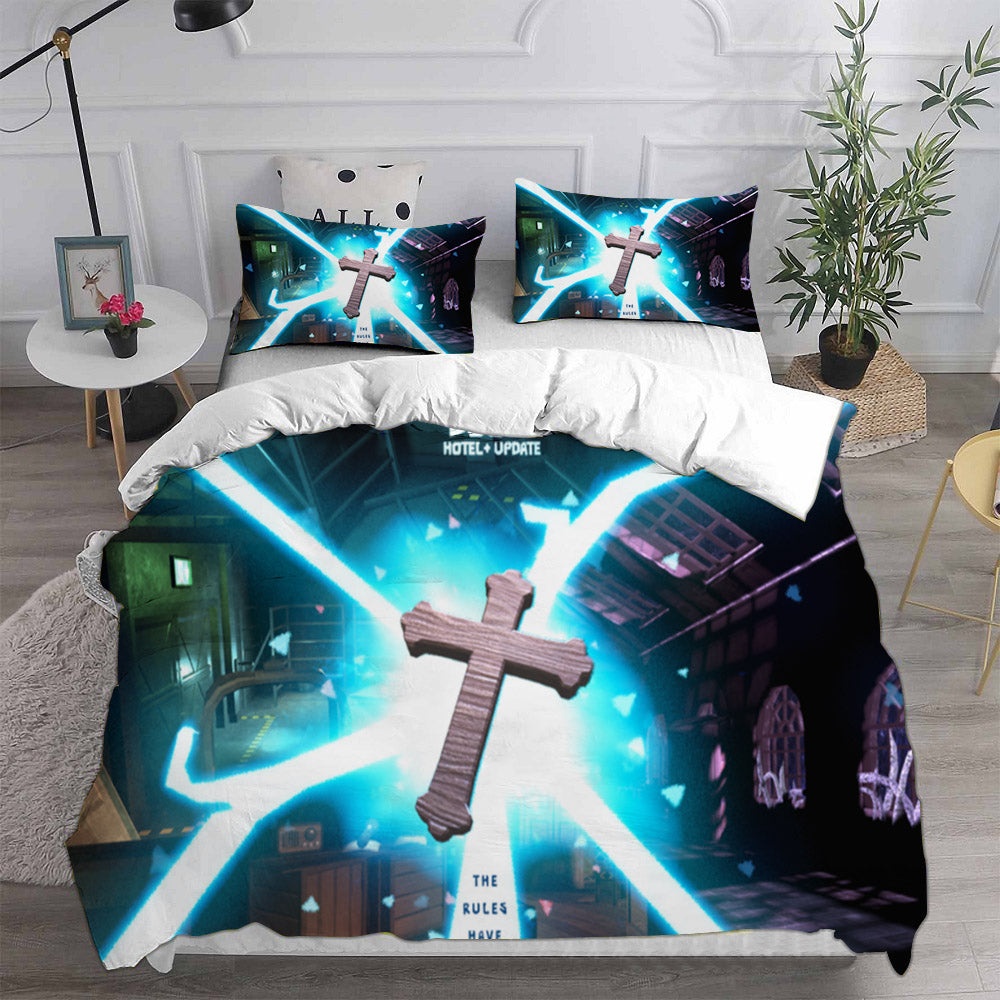 Roblox Doors Bedding Sets Gift For Christmas, Thanksgiving, Halloween
