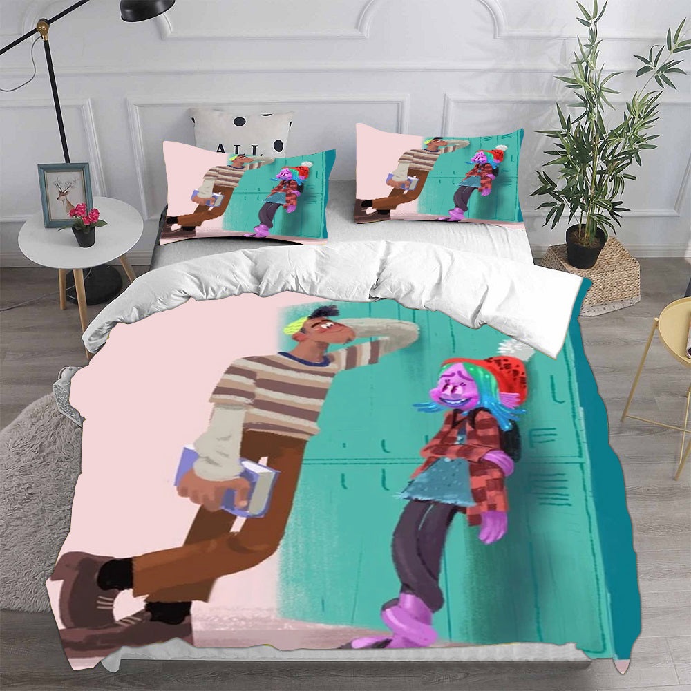 Ruby Gillman, Teenage Kraken Bedding Sets Gift For Birthday, Halloween, Christmas, Thanksgiving