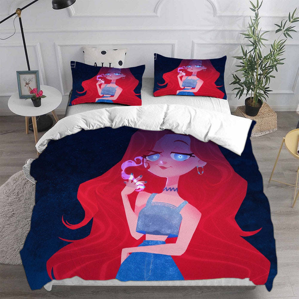 Ruby Gillman, Teenage Kraken Bedding Sets Duvet Cover, Flatsheet, Pillowcase For Your Lover