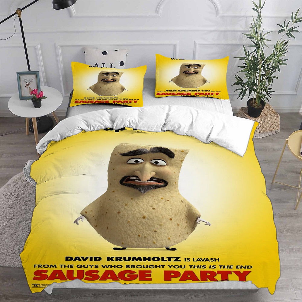 Sausage Man Bedding Sets Gift For Wife, Husband, Besties