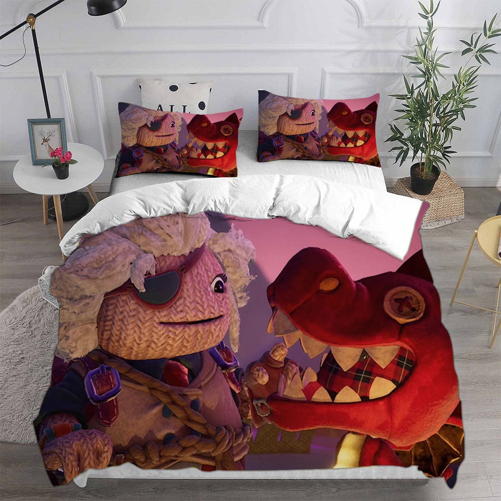 Sackboy A Big Adventure Bedding Sets Gift For Christmas, Birthday, Thanksgiving