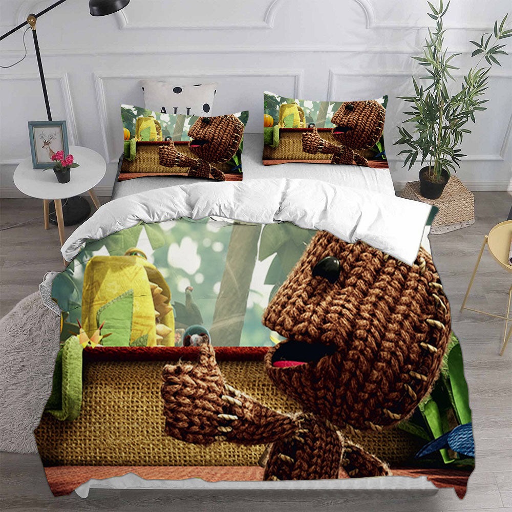 Sackboy A Big Adventure Decorative Bedding Sets For Fan, Halloween, Christmas, Thanksgiving