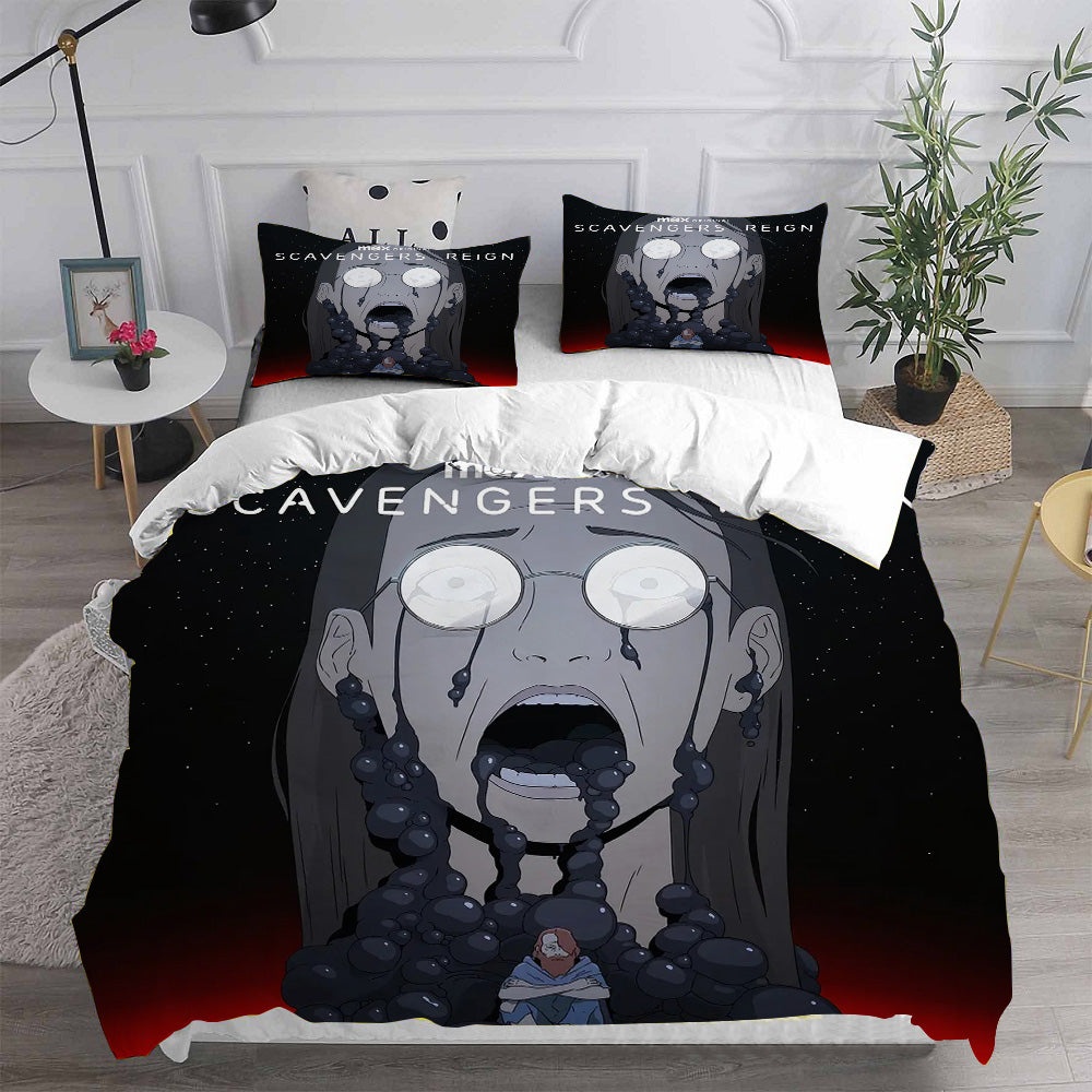 Scavengers Reign Bedding Sets Gift For Christmas, Halloween, Black Friday
