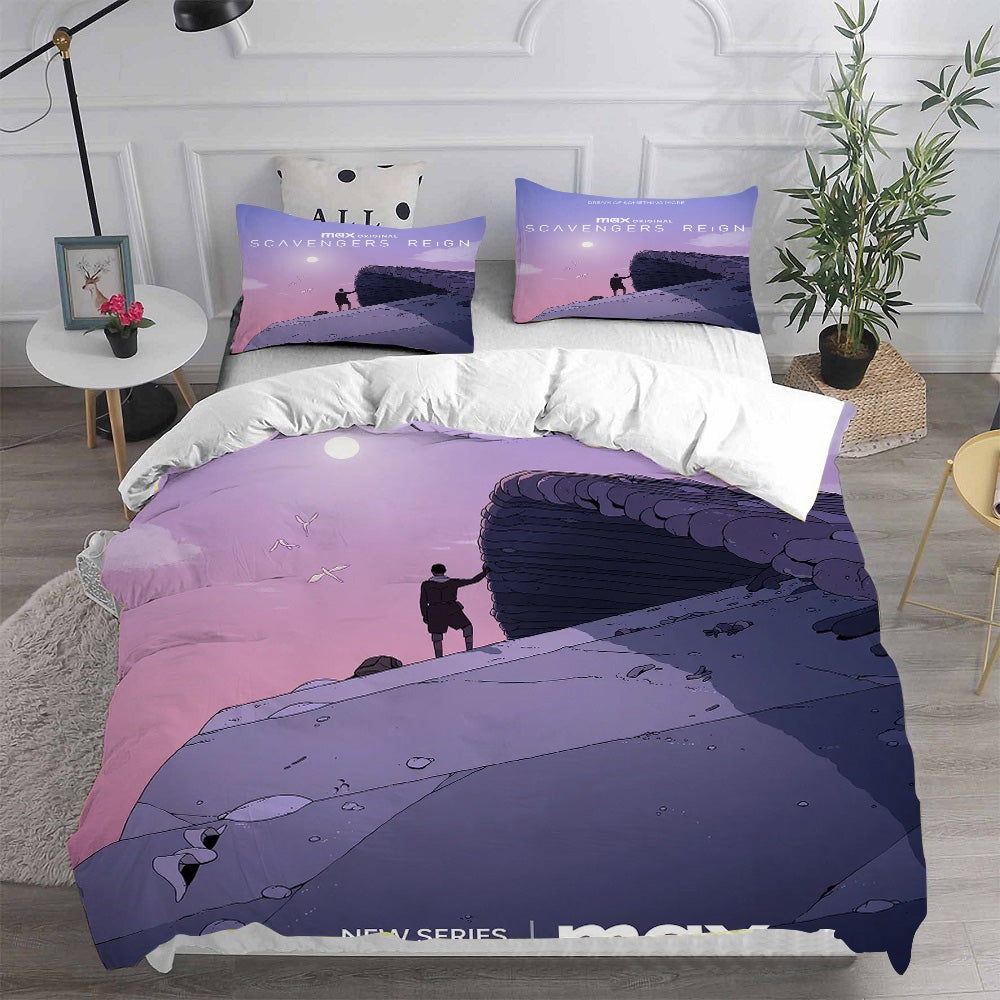 Scavengers Reign Bedding Sets Gift For Fathers Day, Halloween, Christmas