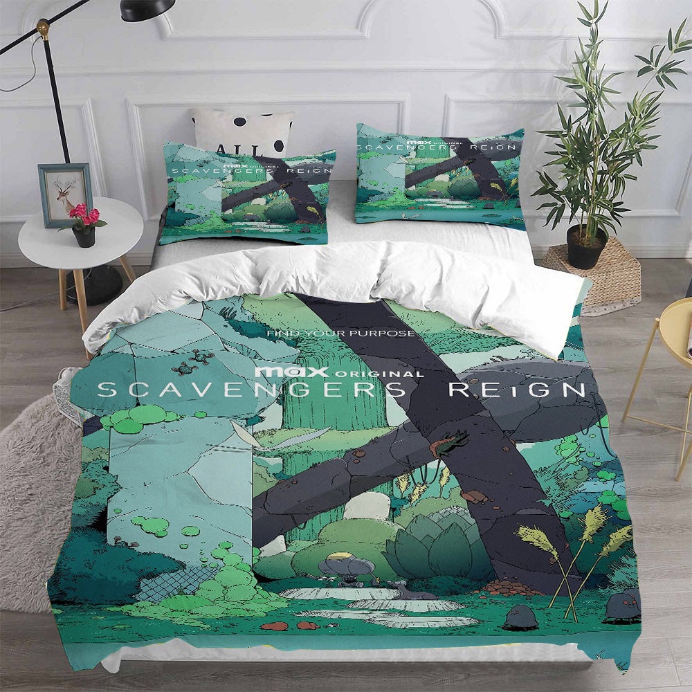 Scavengers Reign Bedding Sets Gift For Birthday, Halloween, Christmas, Thanksgiving