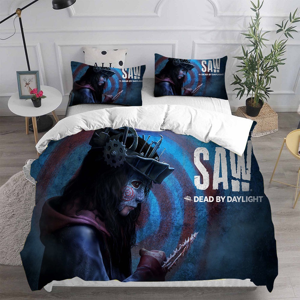 Saw Bedding Sets Gift For Halloween, Thanksgiving, Christmas