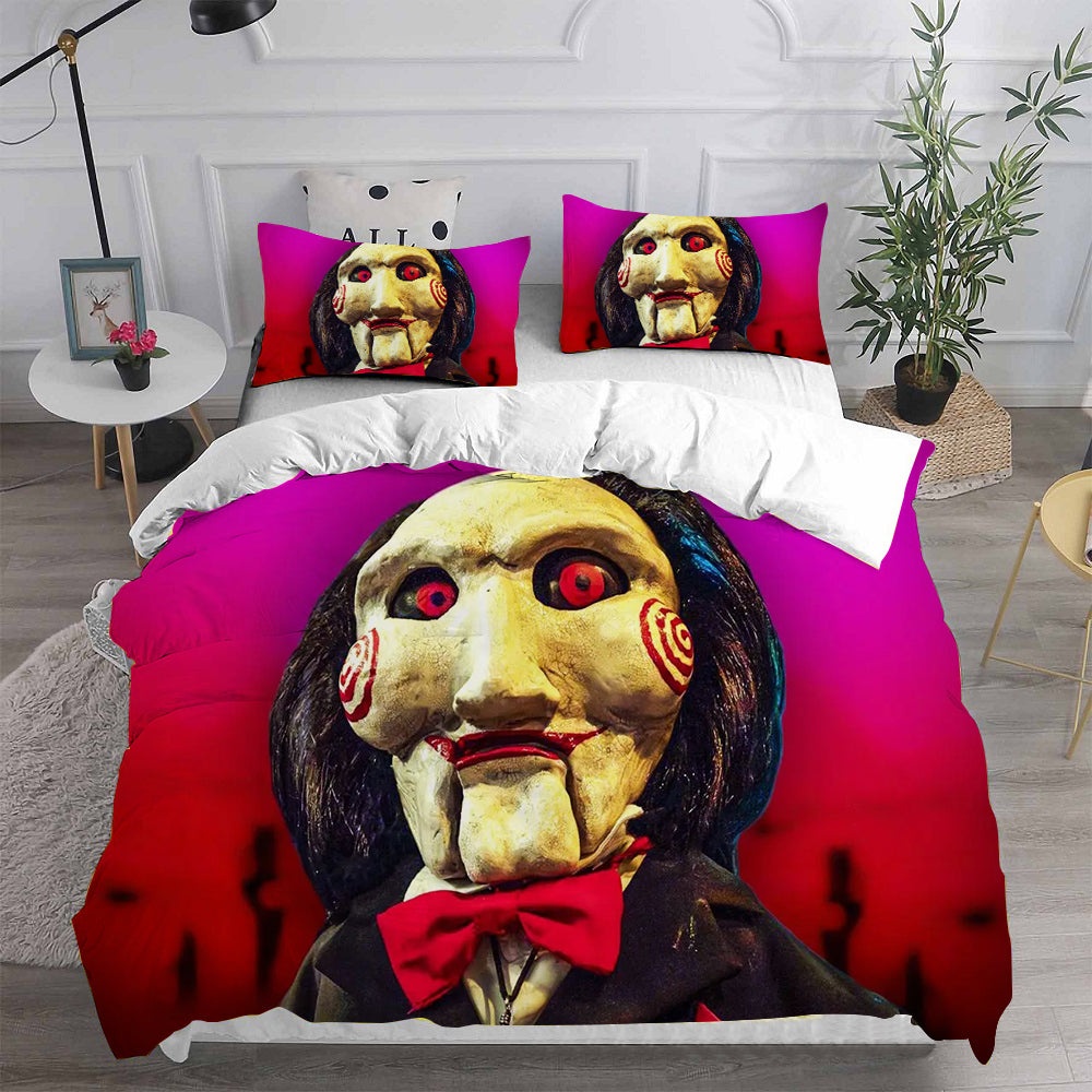 Saw Bedding Sets Gift For Christmas, Thanksgiving, Halloween