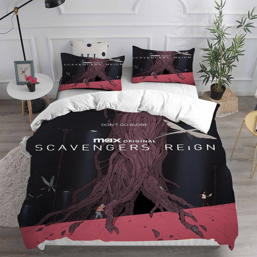 Scavengers Reign Bedding Sets Duvet Cover, Flatsheet, Pillowcases For Every Bedroom