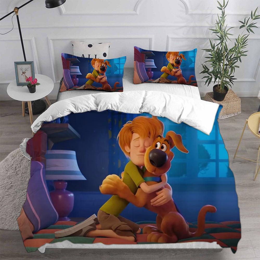 Scoob Bedding Sets Gift For Christmas, Thanksgiving, Halloween