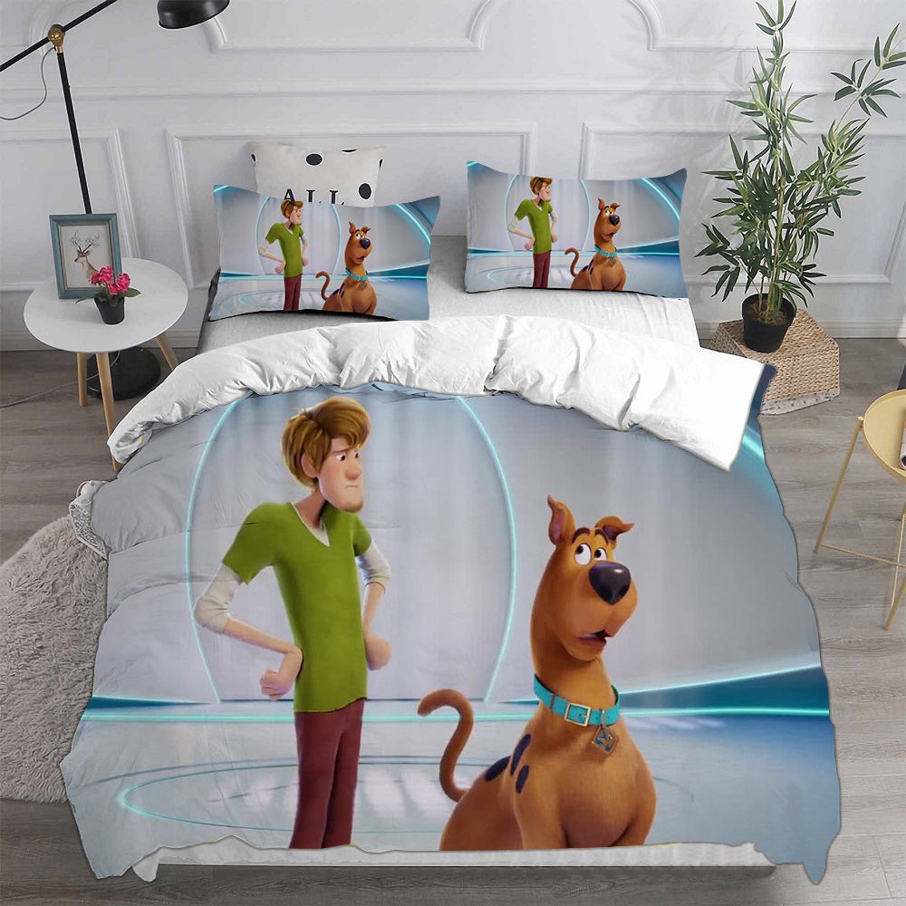 Scoob Bedding Sets Gift For Christmas, Halloween, Black Friday