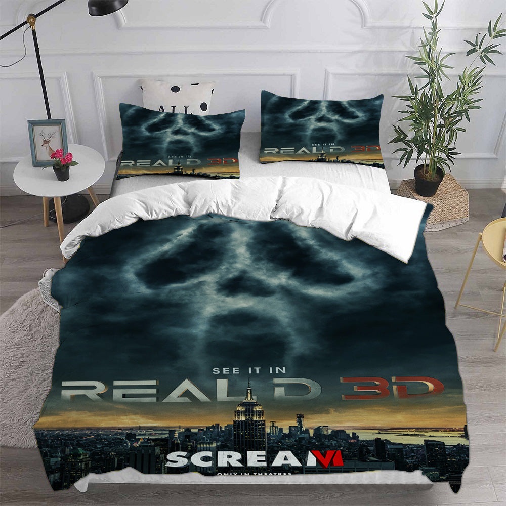 Scream VI Bedding Sets Gift For Christmas, Thanksgiving, Halloween